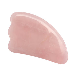 Pro Natural Rose Quartz Gua Sha Board Massage Pad - ErikalaBeauty