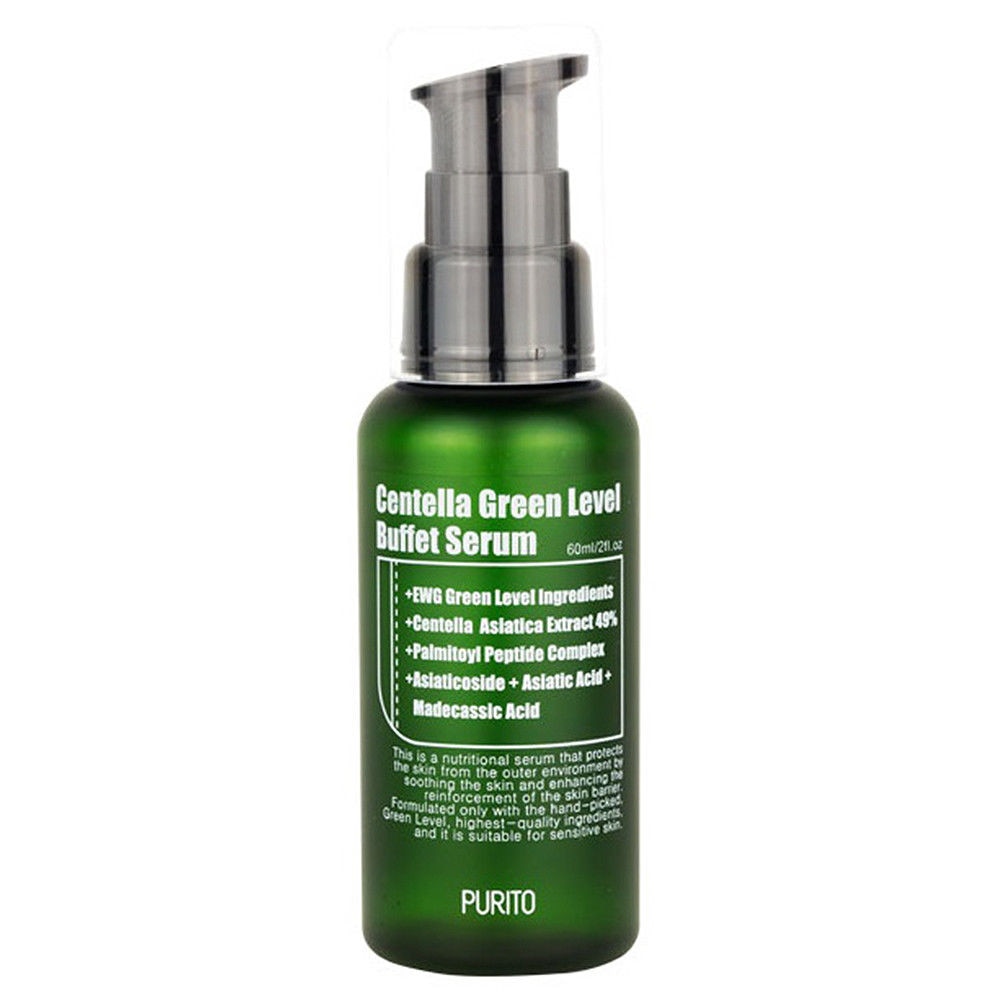 PURITO Centella Green Level Buffet Serum 60ml Face Cream Facial Skin Crea Serum Essence Anti Wrinkle Whitening Moisturizing